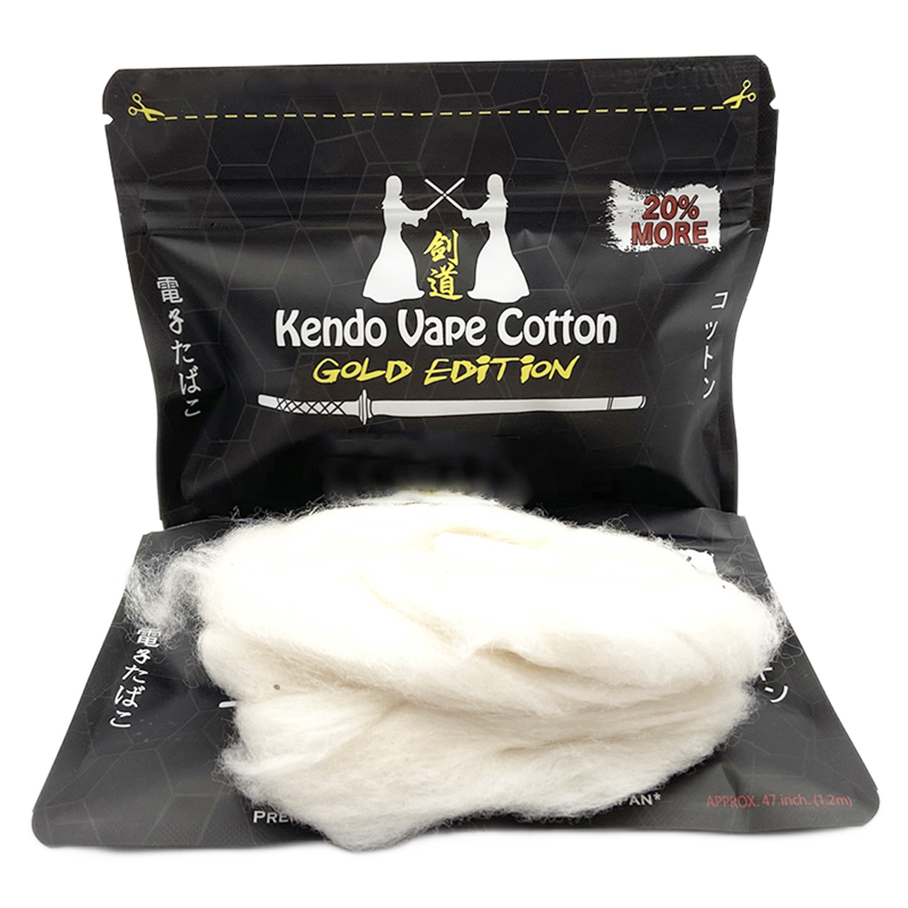 Nuovo cotone Kendo edizione or - Vaping Goods recensione e prezzo