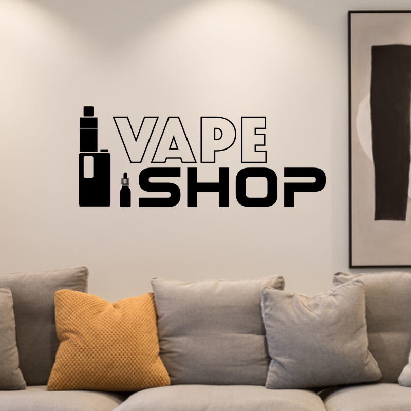 Decalcomanie da muro in vinile - Vaping Shop recensione e prezzo